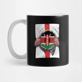 Kenya Flag English Flag Ripped - Gift for Kenyan From Kenya Mug